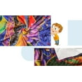 thumbnail image 4 of Throw Blankets Mysterious Peacock Blanket Trippy Fleece Blanket Lightweight Blankets for Adult and Kids 50×60 inches, 4 of 6