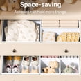 18 Pack Baby Clothes Organizer, Foldable Fabric Drawer Storage Bins ...