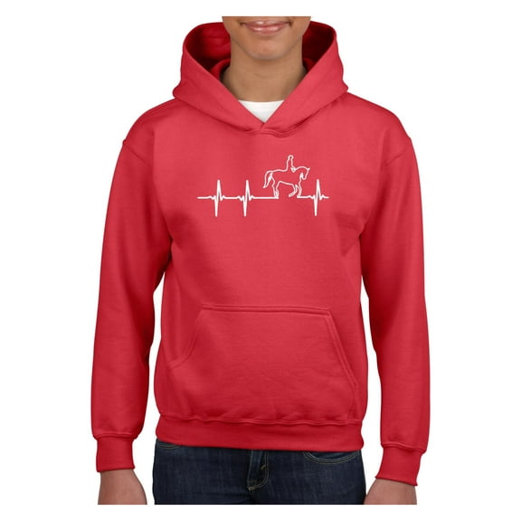 Big Girls Hoodies and Sweatshirts - Heartbeat Horses