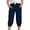 Navy, variant on Girls High Withed White Space Pocket Skinny Pants For Kids With Comfortable Fit Solid Color Casual Trousers For Girls