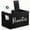 Black, variant on Youersen Remote Organizer, Black Remote Holder with 2 Slots for Table or Nightstand, Wooden