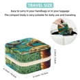 thumbnail image 5 of Sea Turtle Travel Portable Square Jewelry Box: Storage Box, Decorative Box, and Jewelry Stand for Rings, Earrings, Necklaces, Bracelets, and More – Ideal for Girls and Women, 5 of 6