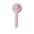 thumbnail image 5 of FEOLGEHLY De-Shedding Brush for Dogs and Cats, Self Cleaning Pet Brush with Hair Removal Button, Gentle Deshedding Tool with Curved Design and Massage Particles for Shedding Pet Hair Removal (Pink), 5 of 5