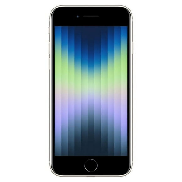 Refurbished Apple iPhone SE 3rd Gen A2595 Fully Unlocked 64GB Starlight Grade A