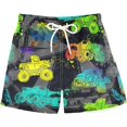 thumbnail image 1 of Boys Swim Trunks Beach Board Shorts Quick Dry Toddler Swimsuit Bathing Suits with Mesh Lining, 1 of 6