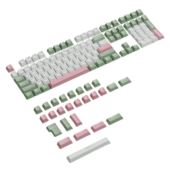 134PCS Keycaps OEM Elevated Double Shot Keycap Set Thick For Mechanical Keyboards