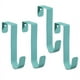 thumbnail image 3 of 4-Pack Strong Metal Single Door Hooks - Hang Towels, Clothes & More - Holds Up to 10 Lbs - 4 Color Options!, 3 of 5