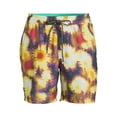 thumbnail image 6 of No Boundaries Men's & Big Men's Elastic Waist Swim Trunks, 7" Inseam, Sizes S-5XL, 6 of 7