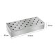 thumbnail image 3 of Caja ahumadora de acero inoxidable para parrilla - Ideal para barbacoas al aire libre (22.3x9.7x4.3cm, 422g, color plateado), 3 of 7