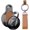 A Brown, variant on Key Fob Cover Compatible with Mini Cooper S Cooper D Keychain Case Holder Protector,A Gray