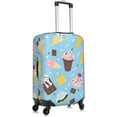 thumbnail image 3 of Summer Cake Icecream Travel Luggage Suitcase COVER, Washable Suitcase COVERS Elastic, L - Fits 25-28 inch luggage (No Suitcase), 3 of 6