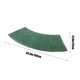thumbnail image 3 of Alfombra de baño curvada de color sólido con forma de abanico que absorbe el agua para el baño, la ducha y la puerta antideslizante., 3 of 6
