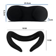 thumbnail image 3 of 5 uds/Kit de paño de gafas de cojín facial a prueba de sudor de silicona para accesorio Quest 3 VR, 3 of 8