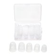 thumbnail image 1 of Guitarra Dedos Puntas Protector L M S XS XXS Tamaño Transparente Silicona con Almacenamiento Caja para Guitarra Paquete de 25, 1 of 5