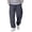 Dark Gray #43, variant on WULMLEO Men's Baggy Sweatpants with Pockets Drawstring Loose Fit Cuffed Gym Casual Joggers Camel 3XL