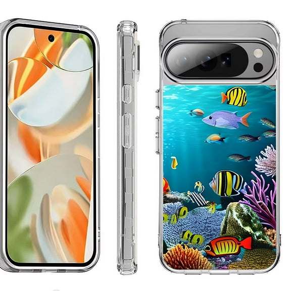 For Google Pixel 10 Pro XL Shockproof Protective Phone Case, by OneToughShield - Underwater