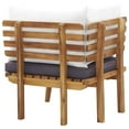 thumbnail image 5 of vidaXL Garden Corner Sofa with Cushions Solid Acacia Wood, 46673, 5 of 6