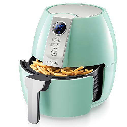 1500W Air Fryer Keep Warm Digital Oilless Cooker with LCD Touch Screen Detachable Non-Stick Dishwasher Safe Basket 4.2QT Hot Air Fryers XL Oven 6 Cooking Preset 