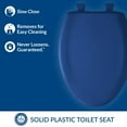 thumbnail image 2 of Bemis 1200SLOWT Lift-Off Plastic Elongated Slow-Close Toilet Seat, Available in Various Colors, 2 of 7