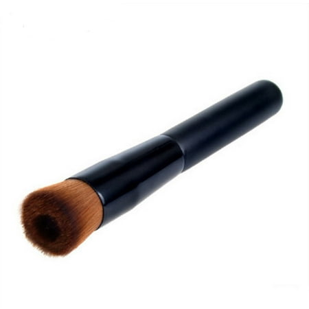 Pro Angled Flat Top Buffer Brush Liquid Soft Blush Contour Face Powder Brush Makeup Cosmetic Foundation