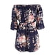 thumbnail image 5 of Mini vestido de princesa con botones estampados y hombros descubiertos para mujer Fridja  bnh6636, 5 of 5