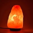 thumbnail image 6 of 7 Inch Himalayan Salt Lamp with Dimmer Cord - Night Light Natural Crystal Rock Classic Wood Base Authentic from Pakistan, 6 of 8