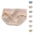 thumbnail image 4 of ZACPNCV Girls Underwear Little Girls Cotton Breathable Comfort Briefs Panties White 5-10 Years, 4 of 4