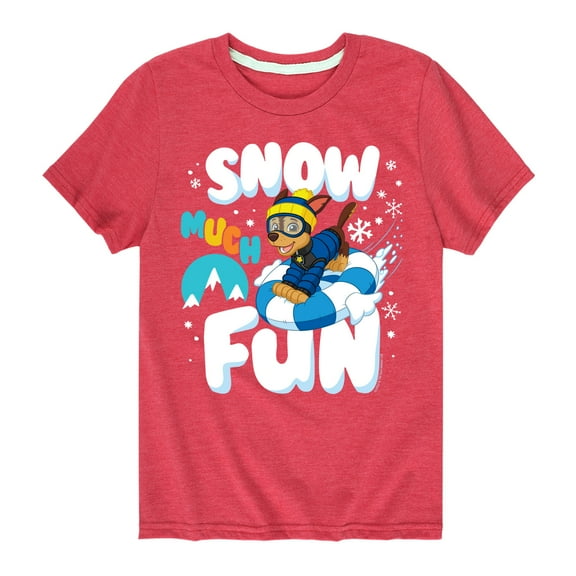 Paw Patrol - Snow Much Fun - Toddler And Youth Short Sleeve Graphic T-Shirt