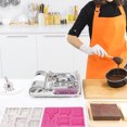 thumbnail image 1 of YAOMOBB Non-stick Chocolate Mold 3D Christmas Tree Castle Cake Mould Silicone Material Icing Pattern, 1 of 7