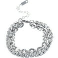 thumbnail image 1 of Pulsera de cuentas en capas, pulsera personalizada, pulsera con dijes delicados, joyería, 1 of 7