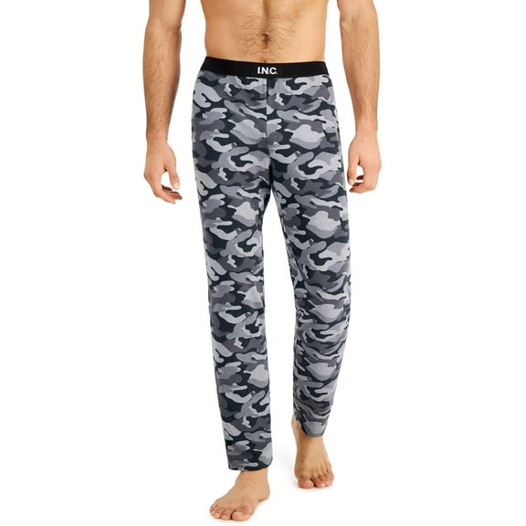 INC Mens Nightwear Camo Pajama Bottoms