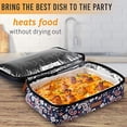 thumbnail image 5 of HotLogic 16801170-BPSL Casserole Portable Extensible Max Four XP, Paisley Bleu, 5 of 5