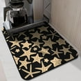 thumbnail image 2 of Seahorse Fantasy Coffee Bar Mat Boho Ocean Theme, 4-Layer Slip-Resistant Mat for Espresso Machines, 2 of 4