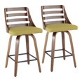 thumbnail image 1 of Tabouret de comptoir de comptoir moderne milieu-du-siècle Trevi, de LumiSource, 1 of 9