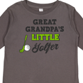 thumbnail image 4 of Inktastic Great Grandpas Little Golfer with Golf Club and Ball Boys or Girls Long Sleeve Toddler T-Shirt, 4 of 5