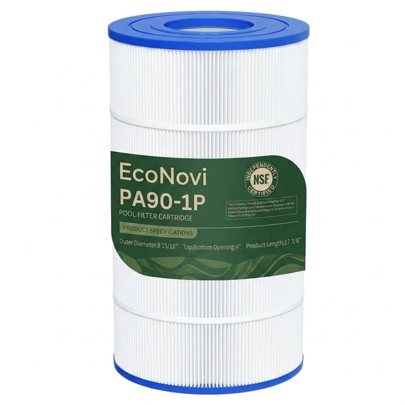 EcoNovi C900 Pool Filter Cartridge Replacement for Hayward C900, Replace Pleatco PA90, Hayward CX900RE, Unicel C-8409, 90 sq.ft