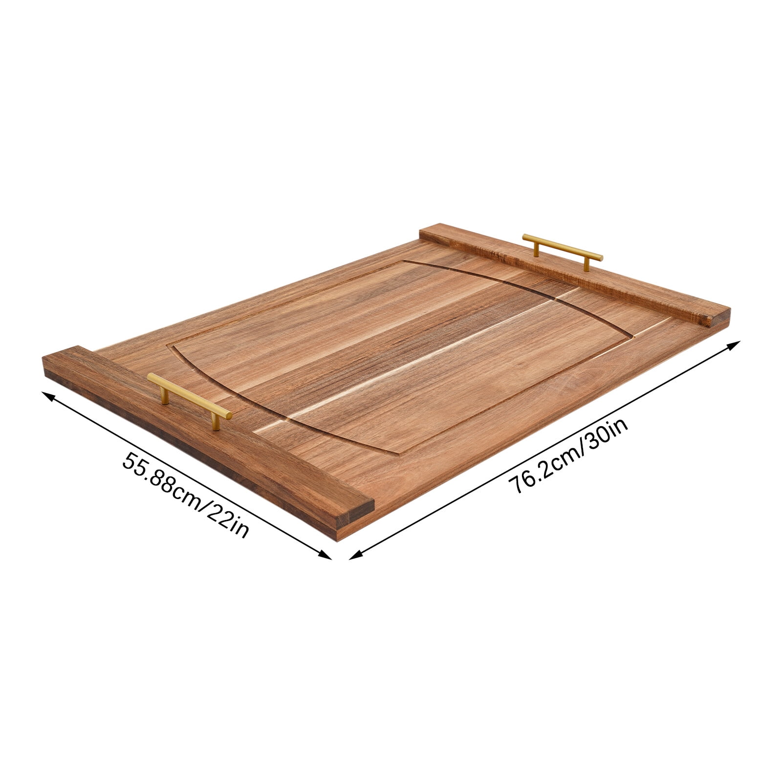 Stove Top Cover 30"x22" Wood Noodle Board with Handles, Natural Cooking Oil Coating, Heavy Duty Stove Cover for Gas/Electric Stove, Extra Counter Space for Kitchen, RV, Apartment