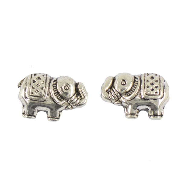 50 piezas de plata antigua, oro, bronce, cobre, tibetano, , Sunnimix Elefante perlas