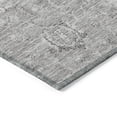 thumbnail image 4 of Addison Rugs Chantille Indoor/Outdoor Transitional Damask Gray Washable Rectangle Rug, 9' x 12', 4 of 6