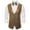 Gold, variant on Men's Suit Vest Slim Fit Business Wedding Sleeveless Tank With Cravat Men's Fleece Jacket Pink XXXL