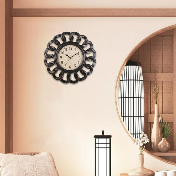 Reloj de pared retro Colco 10 pulgadas Plástico silencioso