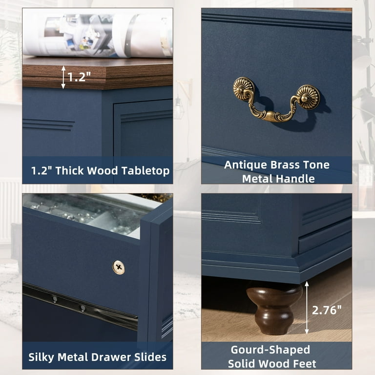 Joaxswe 7 Drawer Dresser for Bedroom, 54