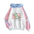 thumbnail image 2 of Puntoco moda mujer Casual estampado manga larga empalme dinosaurio sudadera tops Puntoco Puntoco-3030, 2 of 3