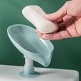 thumbnail image 4 of Fácil de Usar -- Esta jabonera es fácil de instalar, no necesita perforar, 1 ventosa de silicona extraíble en la parte inferior de la bandeja, y tiene una fuerte fuerza adhesiva, la ventosa, 4 of 5