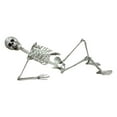 thumbnail image 2 of Nrmvnmi 2PC Halloween Life Size Skeleton,27.6'' Skeleton Decor Realistic Full Body Bones Poseable Halloween Skeleton Prop with Movable Joints for Indoor Outdoor Party Haunted House Lawn Decor, 2 of 9