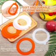 thumbnail image 3 of Conditiclusy 10 Pcs/Set Jar Seals Gaskets Easy to Replace Food Grade Environmentally Friendly Portable Sealing Rings Leak Proof O Shape No Odor Lightweight Mason Jar Silicone Ring for Home, 3 of 7