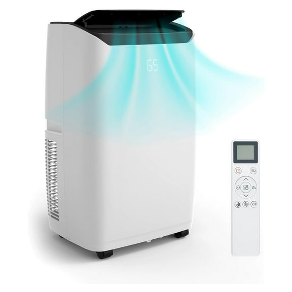 Garvee 14000BTU Air Conditioner 3-in-1 Portable AC Unit w/Remote Control & Dehumidifier