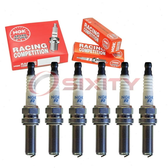 6 pc NGK 9356 Racing Spark Plugs for 31908-KRN-A41 Ignition Wire Secondary