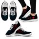 thumbnail image 1 of Zapatos de enfermería para mujer con suela blanda negra y diseño de estrellas, zapatillas deportivas rojas con estampado de ECG, cómodas zapatillas de verano, zapatos planos, 1 of 6