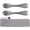 #1 Titanium, variant on Titanium 2 in 1 Fork and Spoon Combo 2- Lightweight Camping Utensil, Spork for Backpacking, Hiking, Outdoors
